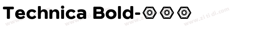 Technica Bold字体转换